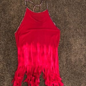 Gimmicks: tie died tank